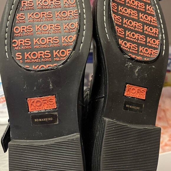 Michael Kors Black Tall Boots with Bling - Picture 5 of 7